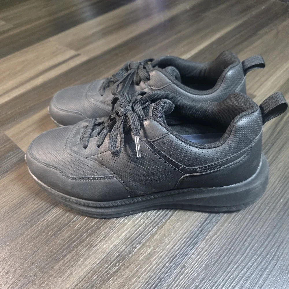 Dockers Men's Comfort Walking Work Shoes Black Lace Up Sneakers Size 9W 9 Wide